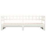 Pull-out Day Bed without Mattress White 2x cm 820777