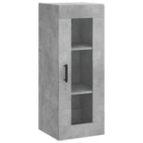 Highboard Concrete Grey 34,5x34x180 cm Engineered Wood 3199373