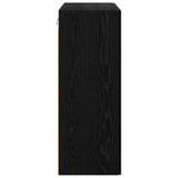 Wall Mounted Cabinet Black Oak 69.5 x 34 x 90 cm 882752