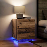 Bedside Cabinet Old Wood 45 x 40 x 55 cm Engineered Wood 863057
