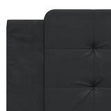 Bed Frame without Mattress "Zadar" Black 180x200 cm Super King Faux Leather 3208198