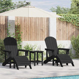 Garden Chair 2 pcs Black 83 x 74 x 92 cm Polyethylene 3335844