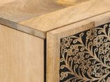 Side Cabinet 40x33x75 cm Solid Wood Mango 358236