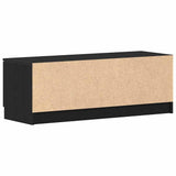 TV Cabinet Black Oak 102 x 32 x35.5 cm Engineered Wood 862747