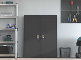 Storage Cabinet Black 80 x 40 x140 cm Steel 3406178