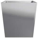 Garden Planters 50x50x50 cm 2 pcs Galvanised Steel 851077