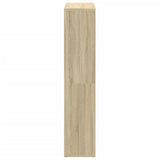 Room Divider Bookcase Sonoma Oak 69.5x29x137.5 cm Engineered Wood 858023