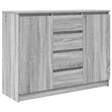Sideboard with Drawers Grey Sonoma 100.5x35x76 cm Engineered Wood 3328449