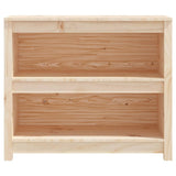 Book Cabinet 80x35x68 cm Solid Wood Pine 821674