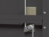 Storage Cabinet Black 90 x 40 x 200 cm Steel 3406172