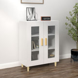 Sideboard High Gloss White 69.5x34x90 cm Engineered Wood 812120