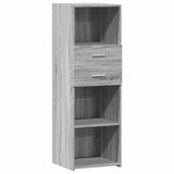 Highboard Grey Sonoma 40x42.5x124 cm Engineered Wood 846164