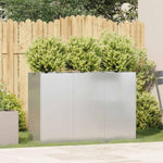 ZNTS Planter 120x40x80 cm Stainless Steel 860721