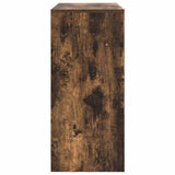 Sideboard with Drawer Smoked Oak 80x34x76 cm Engineered Wood 861539
