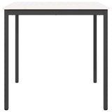 Bar Table White 110 x 110 x 105 cm Solid Pine Wood 892806