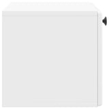 Wall-Mounted TV Cabinet 59.5 x 31 x 30 cm High Gloss White 899219