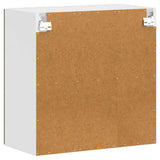 Kitchen Wall Cabinet with Glass Door Porto Smoked Oak 854152