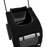 Pet Bike Trailer Black 125 x 53 x 54 cm Oxford fabric and iron 93849