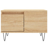 Coffee Table Sonoma Oak 55x55x36.5 cm Engineered Wood 830759