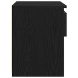 Bedside Cabinet 2 pcs Black Oak 40 x 30 x 39 cm Engineered Wood 862575