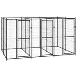 Outdoor Dog Kennel Steel 7.26 m 3082261