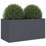 Planter Anthracite 62x30x29 cm Steel 841591