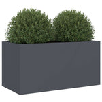 ZNTS Planter Anthracite 62x30x29 cm Steel 841591