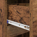 Shoe Cabinet 100.5 x 28 x 100 cm Engineered Wood Old Wood 871386