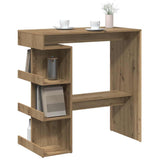 Bar Table with Storage Rack Artisan Oak 100x48x101.5 cm 856759