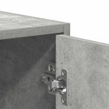Bathroom Cabinet Concrete Grey 30x30x183.5 cm Engineered Wood 856063