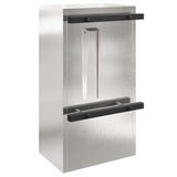 Mailbox with Storage Silver 30 x 20 x 55 cm Stainless Steel 874951