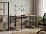 Desk with Storage Artisan Oak 113.5 x 52 x 75.5 cm 8008037