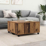 Coffee Table Old Wood 75 x 75 x 38 cm Engineered Wood 875480