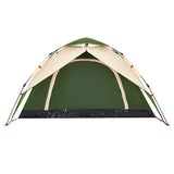 Camping Tent Dome 4-Person Green Quick Release 4004181