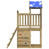 Play Tower Brown 110.5 x 52.5 x 215cm Solid Impregnated Wood 3417183