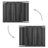 Garden Gate WPC 100x80 cm Grey 49082