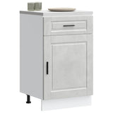 Kitchen Base Cabinet Porto Concrete Grey Engineered Wood 853961