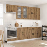 Kitchen Unit KALMAR 8 pcs Artisan Oak Engineered Wood 3438192