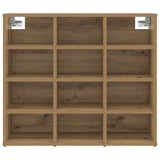 Shoe Cabinet Artisan Oak 77.5 x 30 x 67 cm Engineered Wood 875213