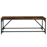 ZNTS Coffee Table Smoked Oak 100x50x35 cm Engineered Wood 835331