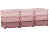 Kids Storage Unit, with Nine Drawers - Pink T3398P379053