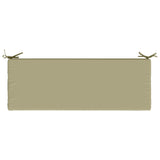 2-Piece Bench Cushions SOEST 2 pcs 100% Polyester Light Green 949721
