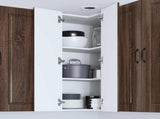 Wall Corner Cabinet PORTO Brown Oak 57 x 57 x 100 cm 885522