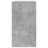 Shoe Cabinet Concrete Grey 80x34x63 cm Engineered Wood 839962