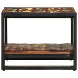 Coffee Table Multicolour 50x50x38 cm Solid Wood Reclaimed 4102723