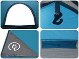 Camping Tent with Roof with Air Vent Blue 190 x 140 x 105 cm 42028628