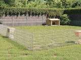 Free Range Animal Enclosure 48-Panel 54x60 cm Galvanised Iron 3321346