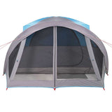 Family Tent Tunnel 6-Person Blue Waterproof 4009459
