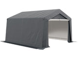 3.6 x 2.1m Portable Outdoor Shed, with Window - Dark Grey T3398P323852
