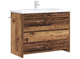 Bathroom Under Sink Cabinet Old Wood 78.5 x 37.5 x 81 cm 890742